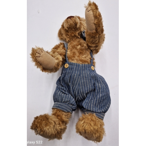 195 - GUND TEDDY BEAR (With Moveable Arms & Legs s Teddy Bear By John Thomas FOR THE BARTON'S CREEK COLLEC... 