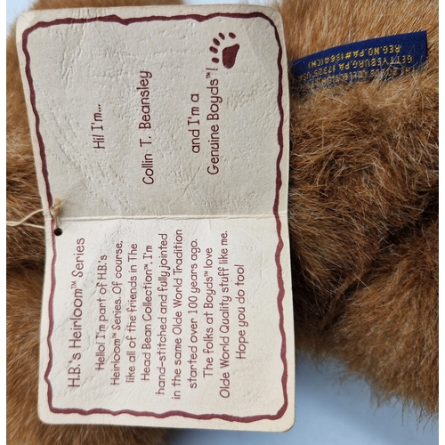 197 - BOYDS TEDDY BEAR (With Tag)