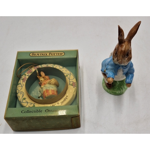 207 - BESWICK BEATRIX POTTER 'PETER RABBIT' Plus ONE OTHER BEATRIX POTTER ITEM