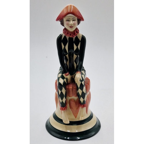 517 - PEGGY DAVIES STUDIO'S Large 22cm ART DECO FIGURINE 