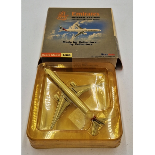 545 - EMIRATES DIE CAST MODEL OF A BOEING 777-300 AEROPLANE (Original Box)