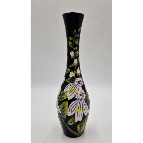 598 - MOORCROFT Extra Large 30.00cm x 9.50cm VASE (Shape No 84/12) 