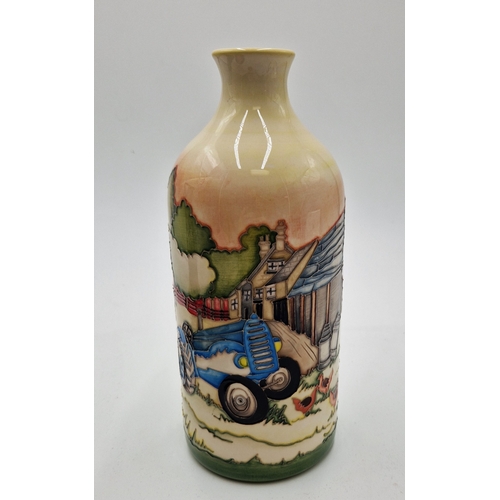 591 - MOORCROFT 24.00cm x 10.00cm x 10.00cm MILK VASE (Shape No MLK) 