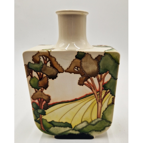 592 - MOORCROFT 22.00cm x 14.00cm x 7.00cm VASE (Shape No 37/8) 