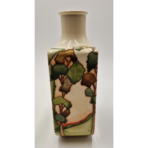 592 - MOORCROFT 22.00cm x 14.00cm x 7.00cm VASE (Shape No 37/8) 