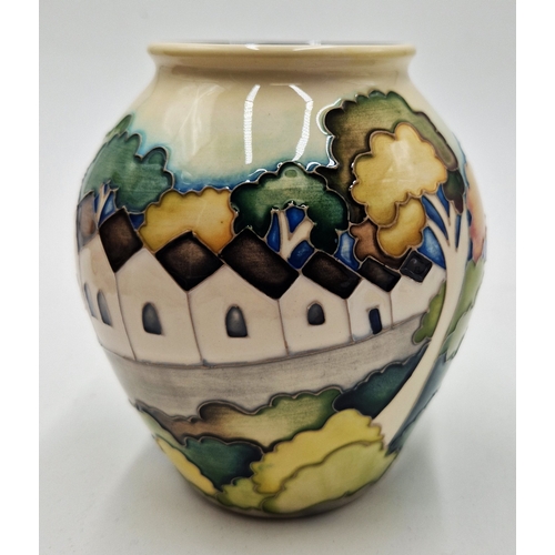 593 - MOORCROFT 12.50cm x 11.50cm x 11.50cm VASE (Shape No 4/5) 