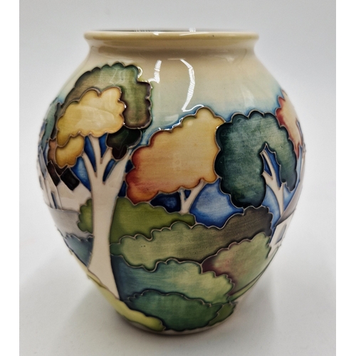 593 - MOORCROFT 12.50cm x 11.50cm x 11.50cm VASE (Shape No 4/5) 