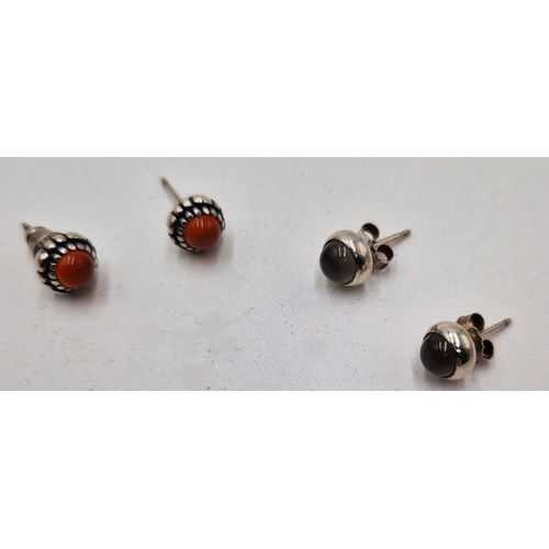 603 - PANDORA (Fully Marked S925 Ale) EARRINGS (Two Pairs)