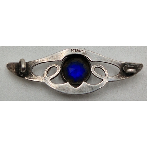 29 - SILVER (925 & Sterling) ART NOUVEAU BROOCHES (2)