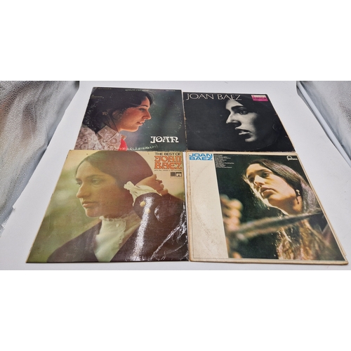 118 - JOAN BAEZ VINYL LPS (4)
SELF TITLED. SELF TITLED GERMAN ISSUE ON AMIGA. JOAN USA ISSUE. THE BEST OF ... 