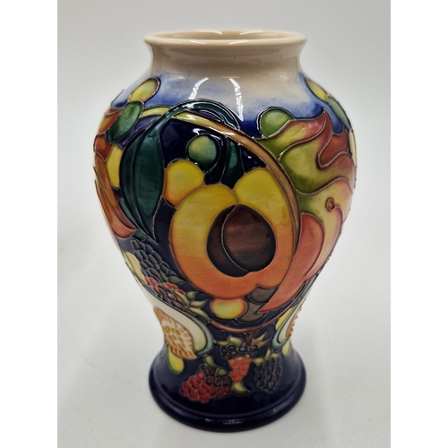 124 - MOORCROFT15cm VASE (Shape No 65/6) 