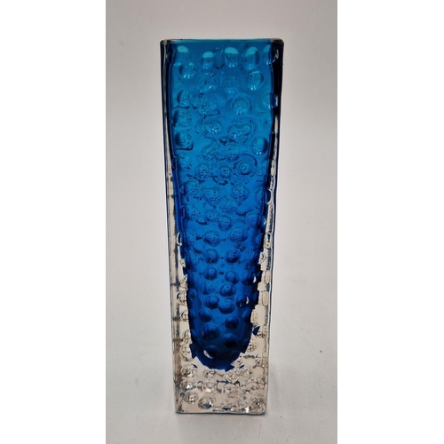 128 - WHITEFRIARS BAXTER KINGFISHER BLUE 17cm VASE