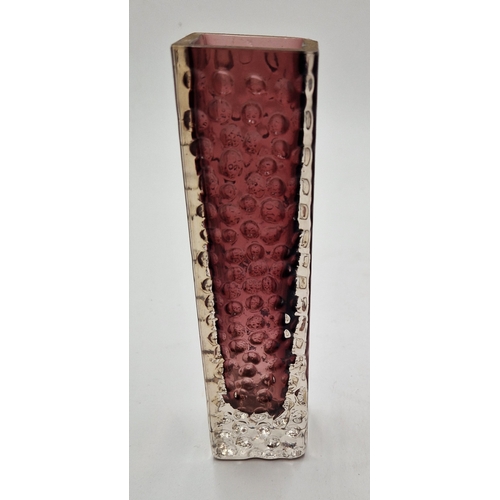 131 - WHITEFRIARS BAXTER AUBERGINE 17cm VASE