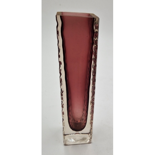 131 - WHITEFRIARS BAXTER AUBERGINE 17cm VASE