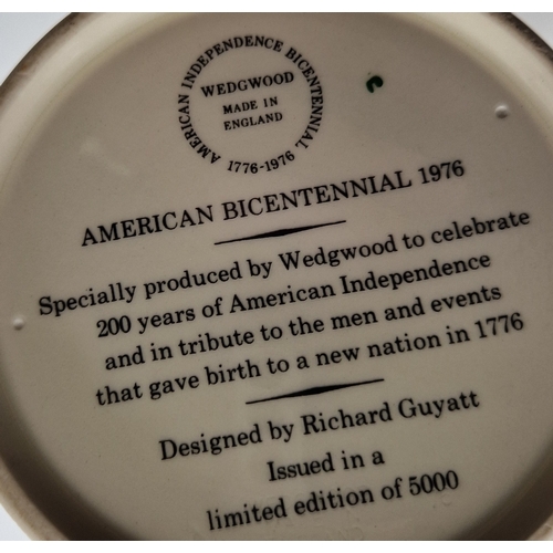 161 - WEDGWOOD CHINA Large MUG Made to Commemorate AMERICAN BICENTENNIAL Designed By Richard Guyatt