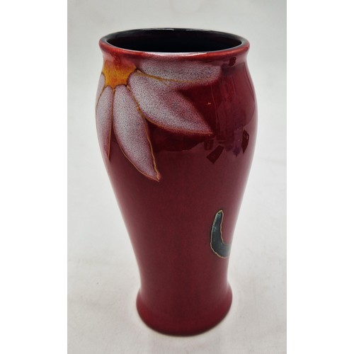 94 - ANITA HARRIS ART POTTERY 17cm BELLA VASE (Ist Firing , Trial Piece) Signed By Designer Sam Johnson