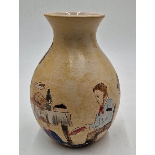 1 - BURSLEM POTTERY 17.5cm 