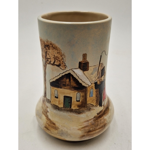 4 - BURSLEM POTTERY 16.5cm 