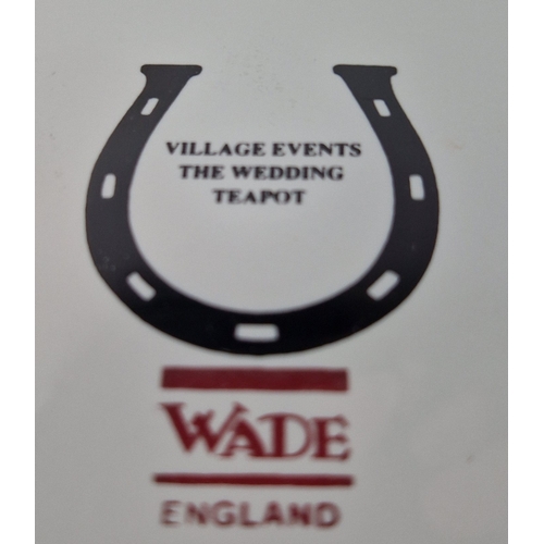 28 - WADE CHINA TEAPOT ' THE WEDDING' FROM THE VILLAGE EVENTS COLLECTION