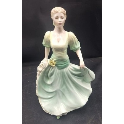982 - COALPORT CHINA Large 21cm CHARACTER FIGURINE 
