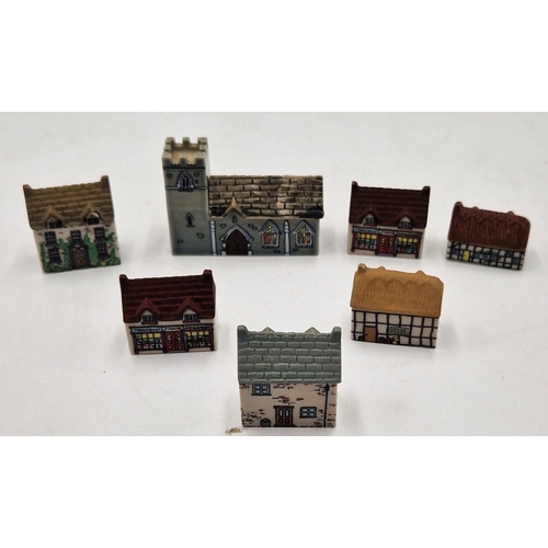 84 - WADE CERAMIC MODELS OF HOUSES,COTTAGES & CASTLE