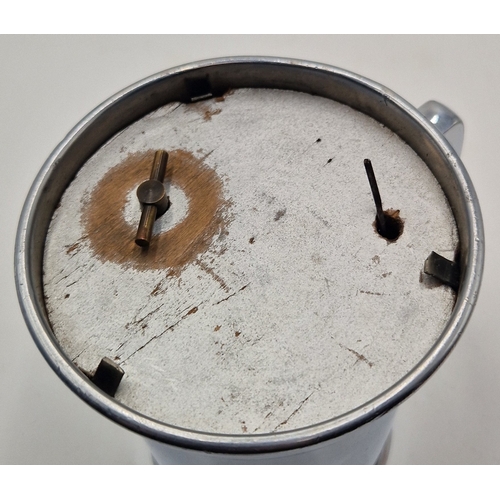 114 - SILVER PLATED MUSICAL TANKARD