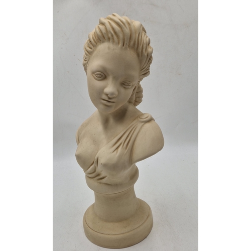50 - COMPOSITE Extra Large 41cm BUST OF A LADY 