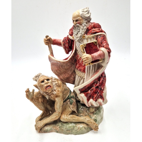 1160 - PEGGY DAVIES CERAMICS Large 24cm 16cm CHARACTER FIGURINE 