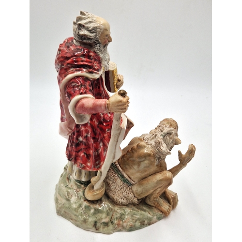 1160 - PEGGY DAVIES CERAMICS Large 24cm 16cm CHARACTER FIGURINE 