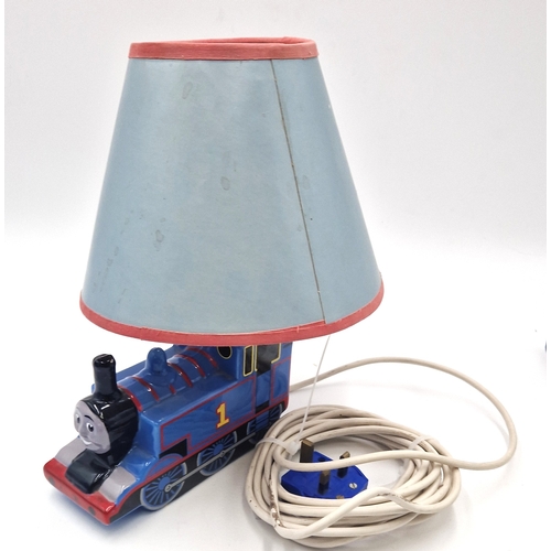 CERAMIC THOMAS THE TANK ENGINE LAMP BASE With SHADE c1989 (homas the ...
