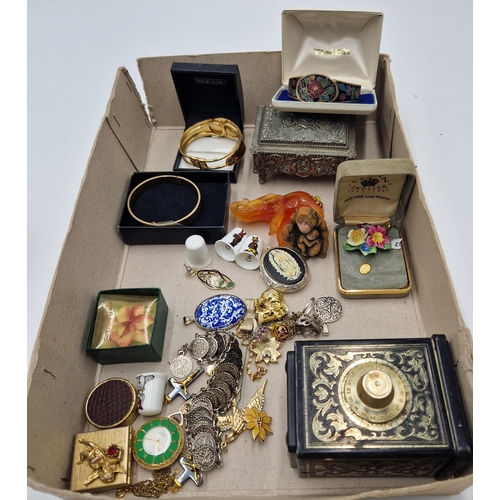 93 - TRAY CONTAINING A Qty Of JEWELLERY Including BANGLES,BRACELETS,Etc.
(Please Note This Lot WILL NOT B... 