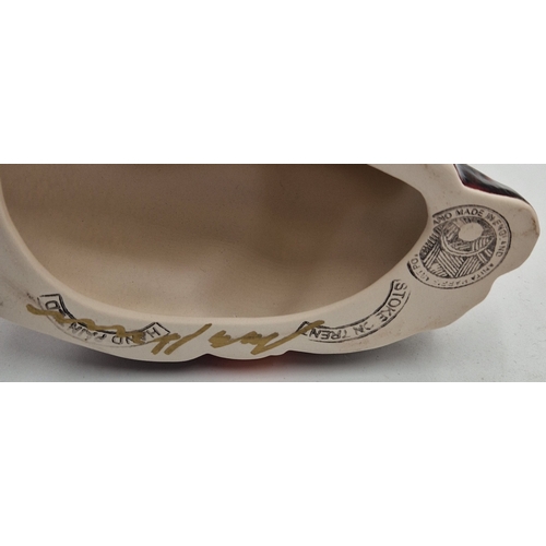 497 - ANITA HARRIS ART POTTERY Large 22cm MODEL OF A COBRA THE VENEMOUS SNAKE  (Signed In Gold By Anita Ha... 