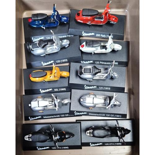 142 - MAISTO DIE CAST COLLECTORS MODELS OF VESPA SCOOTERS (Qty Of)