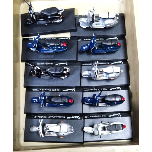 143 - MAISTO DIE CAST COLLECTORS MODELS OF VESPA SCOOTERS (Qty Of)