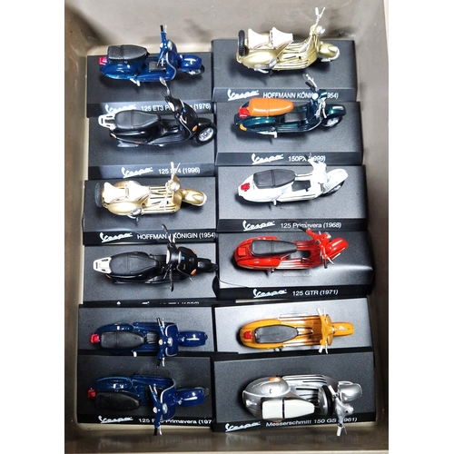 145 - MAISTO DIE CAST COLLECTORS MODELS OF VESPA SCOOTERS (Qty Of)(Please Note This Lot WILL NOT BE PACKED... 