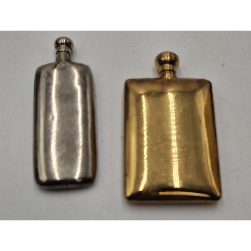 391 - METAL Small 5.5cm SCENT BOTTLES (2)