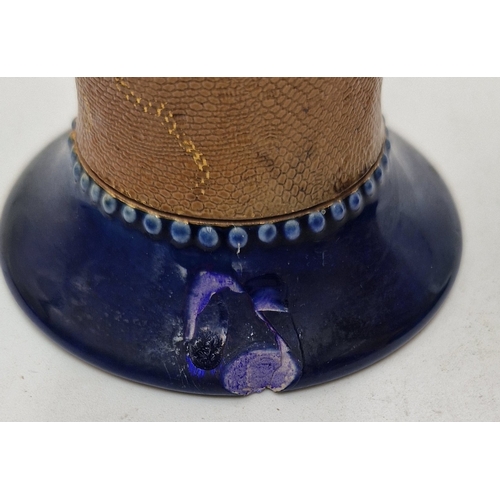 404 - ROYAL DOULTON LAMBETH WARE Large 23cm VASES (2)