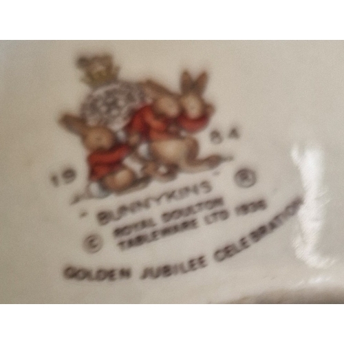 415 - ROYAL DOULTON CHINA BUNNYKINS MONEY BOX