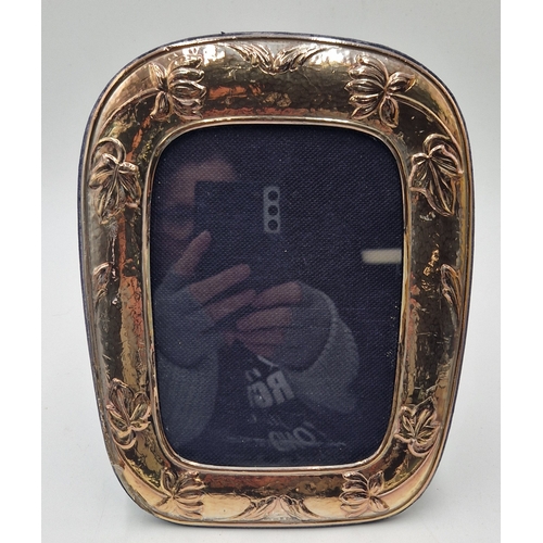 207 - SILVER LEAF (925) COVERED Large 24cm x 19cm PICTURE FRAME