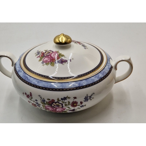 225 - ROYAL DOULTON CHINA VEGETABLE TUREEN IN THE CENTENNIAL ROSE DESIGN