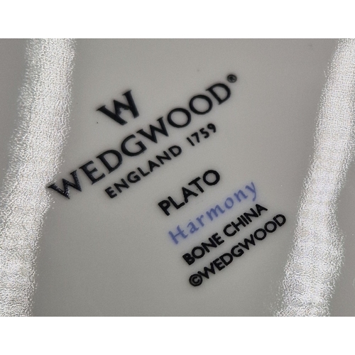 120 - WEDGWOOD CHINA ____cm Dia PLATES IN THE HARMONY PLATO DESIGN