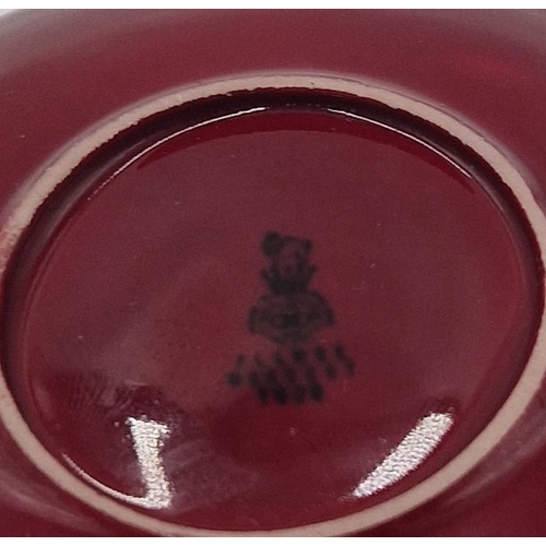 27 - ROYAL DOULTON FLAMBE 10cm Dia PIN DISH