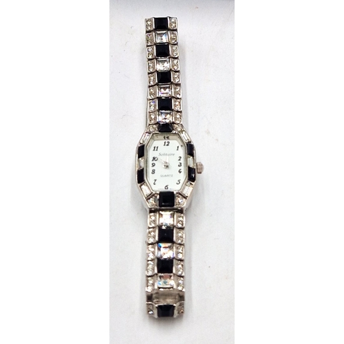 270 - SOLITAIRE LADIES WRISTWATCH (As New,Original Box )