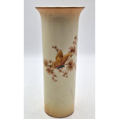 405 - A.G.RICHARDSON & Co (Crown Ducal Ware) Large 26cm VASE With (Hand Painted) DECORATION DEPICTING HUMM... 