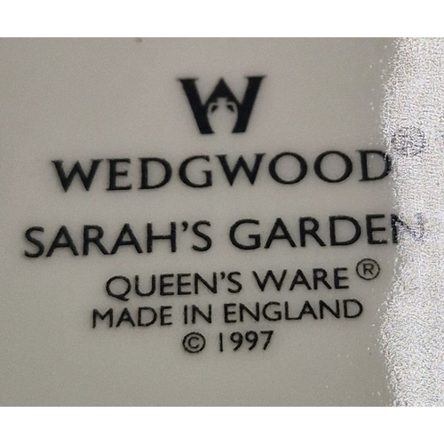 261 - WEDGWOOD CHINA Extra Large 36cm x 17cm TRAY IN THE SARAH'S GARDEN (Blue) DESIGN