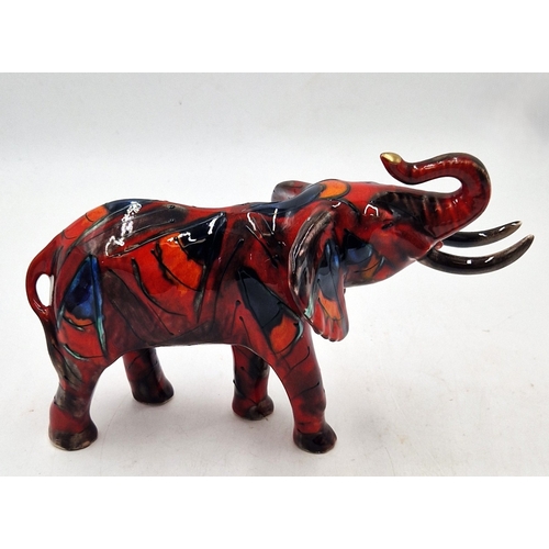 310 - ANITA HARRIS ART POTTERY Large 13cm x 21cm MODEL OF AN ELEPHANT 
(Anita Harris began her ceramics ca... 