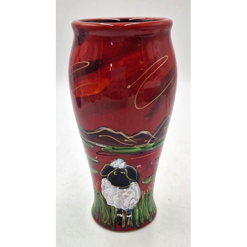 312 - ANITA HARRIS ART POTTERY 17cm BELLA VASE  