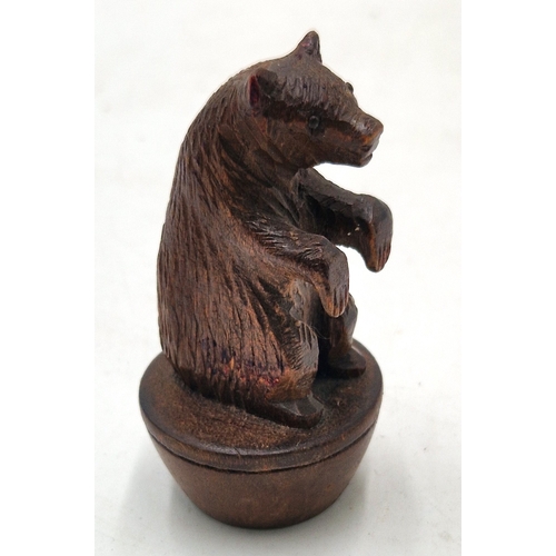 240 - BLACK FOREST BEAR WINE BOTTLE STOPPER