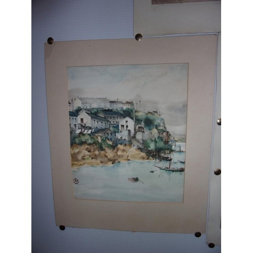 26 - A original signed water colour signed by J. Mackenzie (possibly in Salonica)