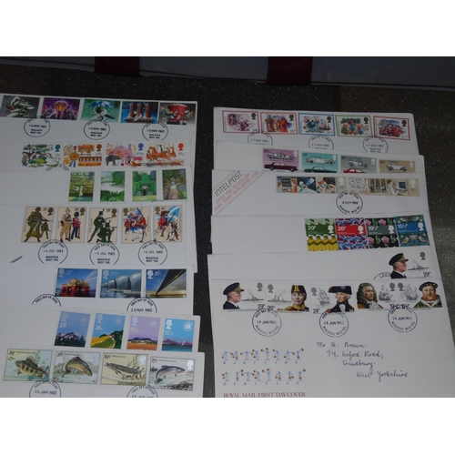 79 - A selection of First Day covers from 1982 & 83